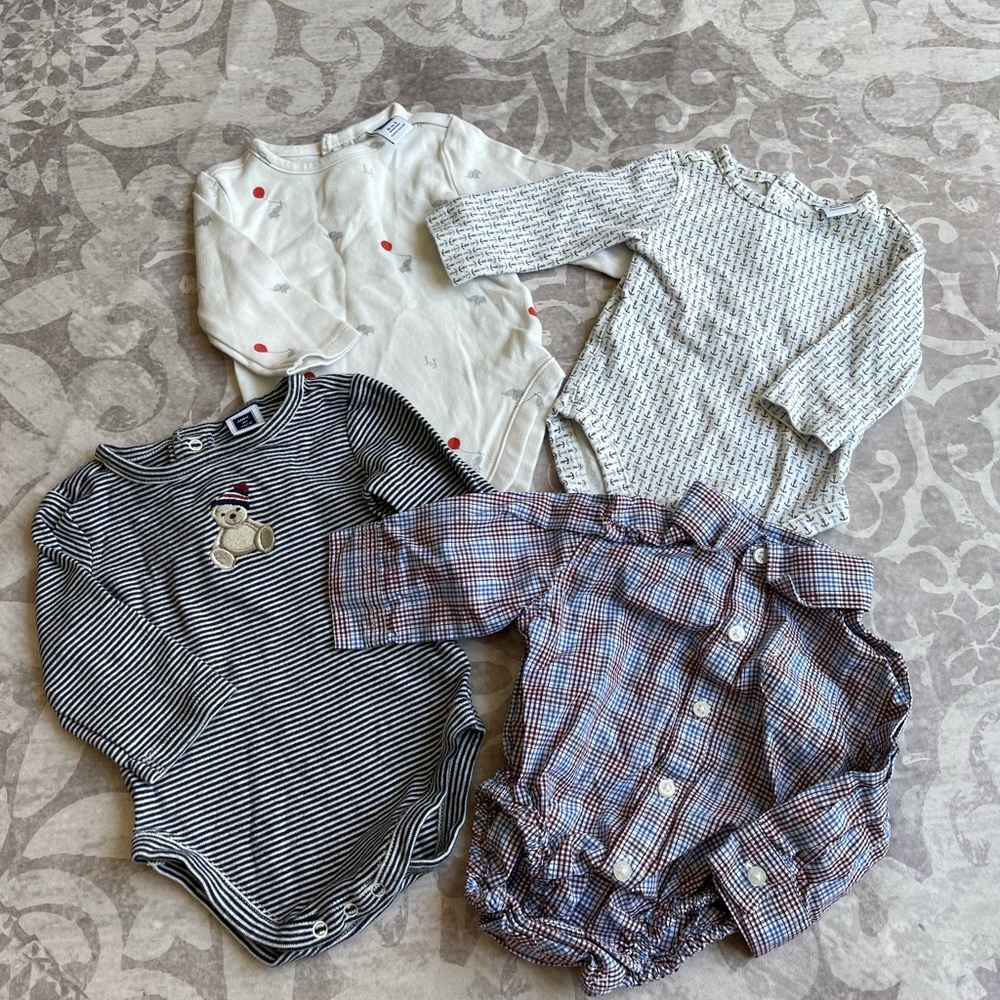 Janie and jack onesie bundle 0-3m